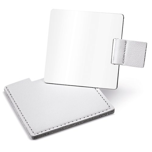 ESPEJO COMPACTO "LILYAN" PLATA