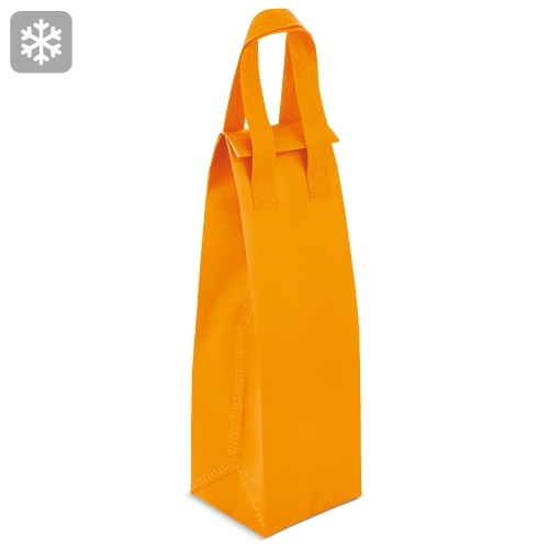 BOLSA CONSERVADORA DE FRIO PARA BOTELLA DE VINO “CATA” NARANJA