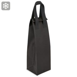 BOLSA CONSERVADORA DE FRIO PARA BOTELLA DE VINO “CATA” NEGRO