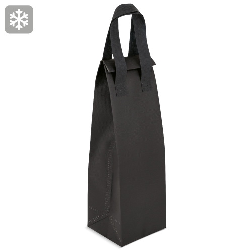 BOLSA CONSERVADORA DE FRIO PARA BOTELLA DE VINO “CATA” NEGRO