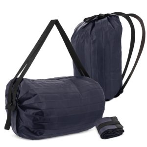 BOLSA MOCHILA PLEGABLE "BAHÍA" MARINO