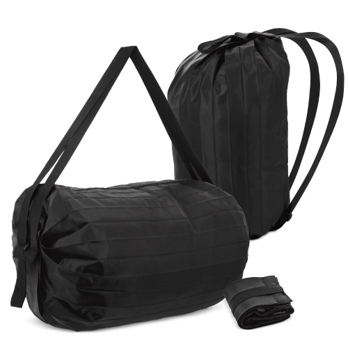 10700-NE-500x500-1.jpg BOLSA MOCHILA PLEGABLE "BAHÍA" NEGRO