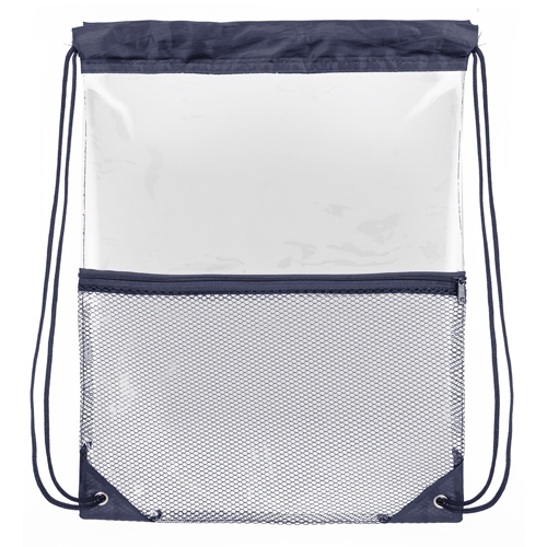 MOCHILA PVC TRANSPARENTE "TANY" MARINO