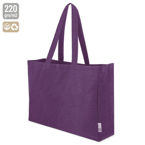 BOLSA DE ALGODÓN XXL "ALMERINAR"  LILA
