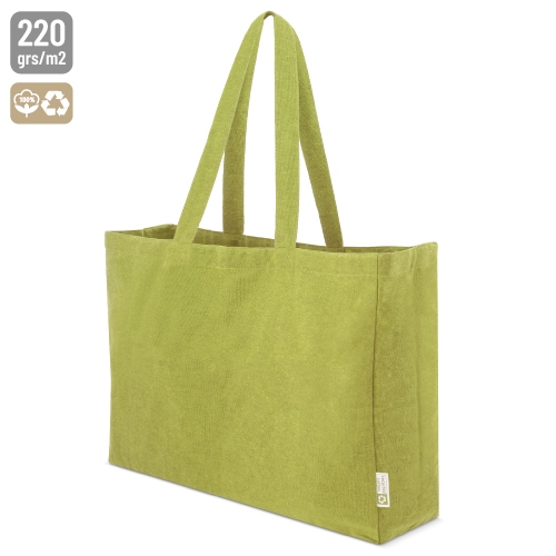 BOLSA DE ALGODÓN XXL "ALMERINAR"  VERDE