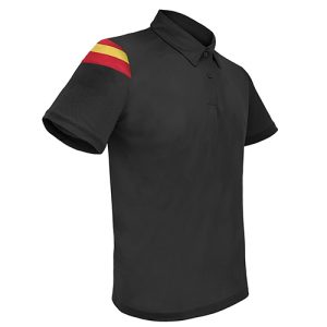POLO BANDERA "FALCON" NEGRO 3XL