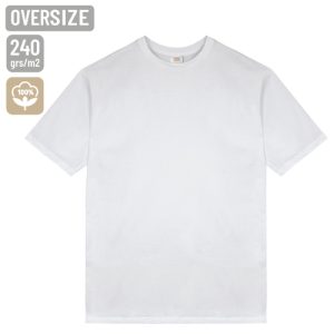 CAMISETA "OVERSIZE 240" BLANCO M