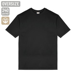 CAMISETA "OVERSIZE 240" NEGRO L