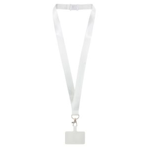 LANYARD PORTA MÓVIL "KEISY" BLANCO