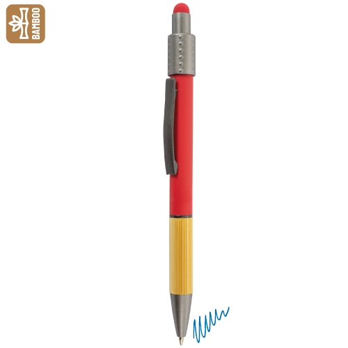 10766-RO-500x500-1.jpg BOLIGRAFO ANTIESTRÉS GIRATORIO CON TOUCH "ENEKO" ROJO