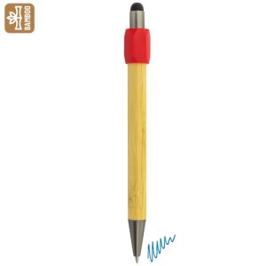 10767-RO-500x500-1.jpg BOLIGRAFO ANTIESTRÉS GIRATORIO DE BAMBÚ "GYRO" ROJO