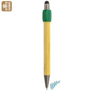 10767-VE-500x500-1.jpg BOLIGRAFO ANTIESTRÉS GIRATORIO DE BAMBÚ "GYRO" VERDE