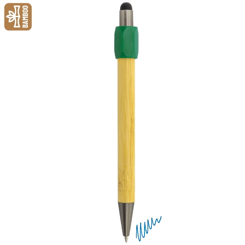 10767-VE-500x500-1.jpg BOLIGRAFO ANTIESTRÉS GIRATORIO DE BAMBÚ "GYRO" VERDE