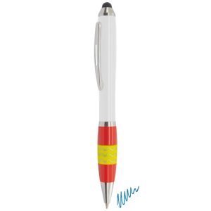 BOLIGRAFO ANTIESTRÉS "BANDERA" ESPAÑA BLANCO