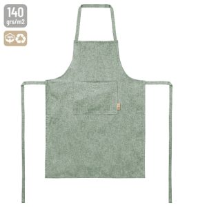 DELANTAL DE ALGODÓN “TAVERNIER” VERDE