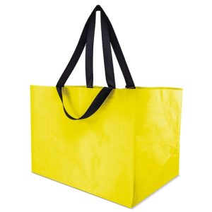 BOLSA PP LAMINADA EXTRA GRANDE "MERLIN" AMARILLO
