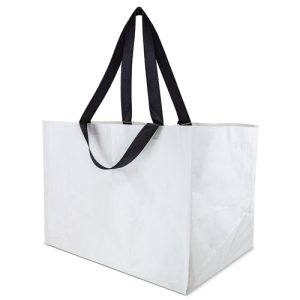 BOLSA PP LAMINADA EXTRA GRANDE "MERLIN" BLANCO