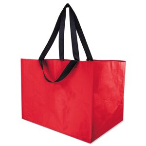 BOLSA PP LAMINADA EXTRA GRANDE "MERLIN" ROJO