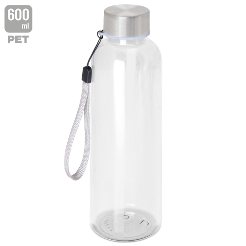 BOTELLA 600ML “NORTH” TRANSPARENTE