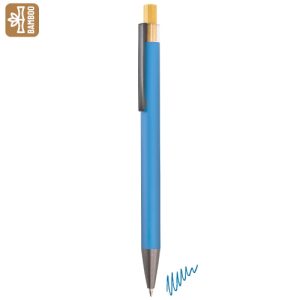 10926-AZ-500x500-1.jpg BOLIGRAFO ALUMINIO/BAMBÚ "NOAM" AZUL