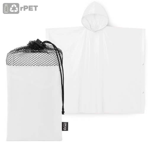 PONCHO CON REJILLA "AVENTURA" BLANCO
