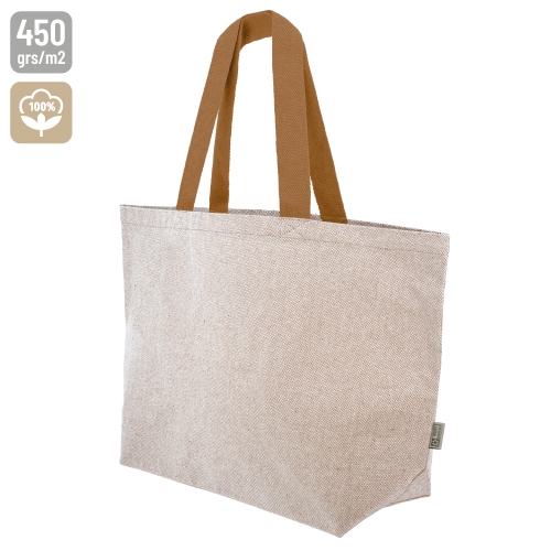 BOLSA DE ALGODÓN RECICLADO "ALANYS" BEIGE
