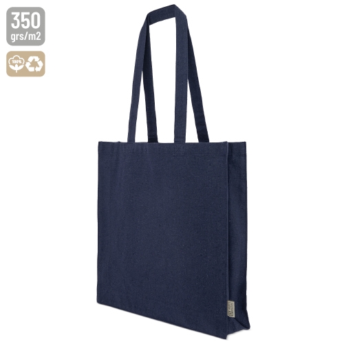 BOLSA DE ALGODÓN RECICLADO "SHEBEL" MARINO