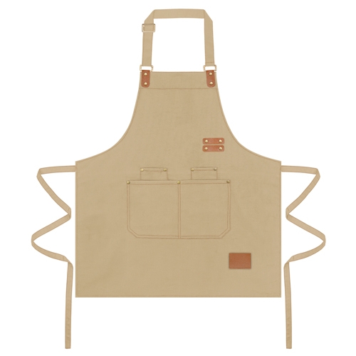DELANTAL WATERPROOF "DELICATESSEN" BEIGE