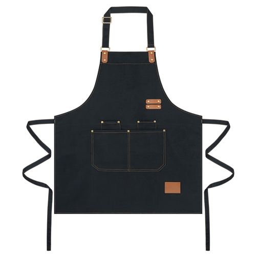 DELANTAL WATERPROOF "DELICATESSEN" NEGRO