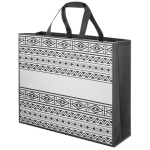 BOLSA NON WOVEN LAMINADA "IVELYS" NEGRO