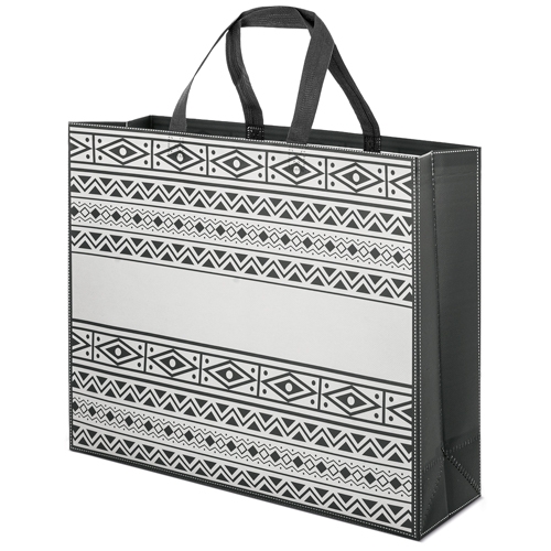 BOLSA NON WOVEN LAMINADA "IVELYS" NEGRO