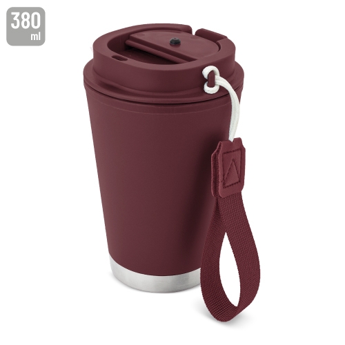 VASO TÉRMICO HERMÉTICO " TULCÁN" GRANATE