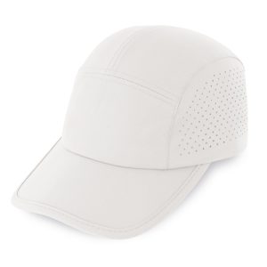 GORRA DEPORTIVA ELÁSTICA Y PLEGABLE "OSCAR" BLANCO