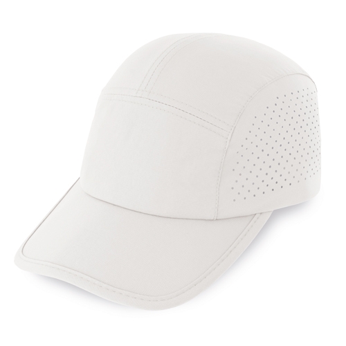GORRA DEPORTIVA ELÁSTICA Y PLEGABLE "OSCAR" BLANCO