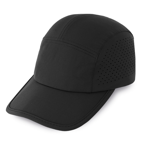 GORRA DEPORTIVA ELÁSTICA Y PLEGABLE "OSCAR" NEGRO
