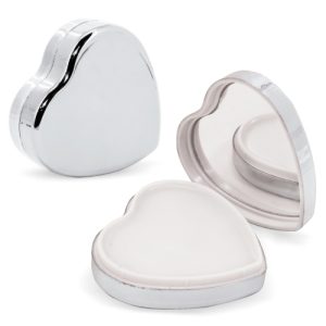 BALSAMO LABIAL CORAZON "MARY" PLATA