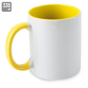 TAZA SUBLIMACION "CARTAGENA PLUS" AMARILLO