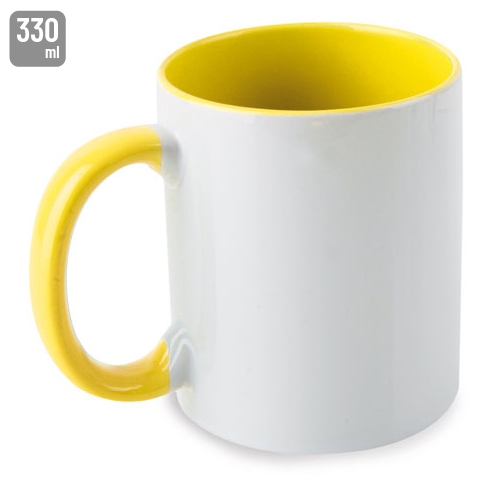 TAZA SUBLIMACION "CARTAGENA PLUS" AMARILLO
