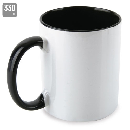 TAZA SUBLIMACION "CARTAGENA PLUS" NEGRO