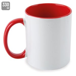 TAZA SUBLIMACION "CARTAGENA PLUS" ROJO