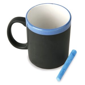 TAZA DE CERAMICA PIZARRA "TIZAL" AZUL