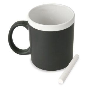 TAZA DE CERAMICA PIZARRA "TIZAL" BLANCO