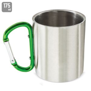 TAZA CON MOSQUETON ESTANDAR "VENTURE" VERDE