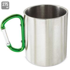 TAZA CON MOSQUETÓN "VENTURE PLUS" VERDE