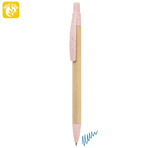 A-235-RS-500x500-1.jpg BOLIGRAFO FIBRA DE TRIGO "ECOBIO" ROSA