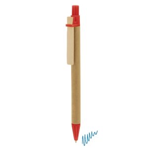A-238-RO-500x500-1.jpg BOLIGRAFO CARTÓN RECICLADO "PINO" ROJO