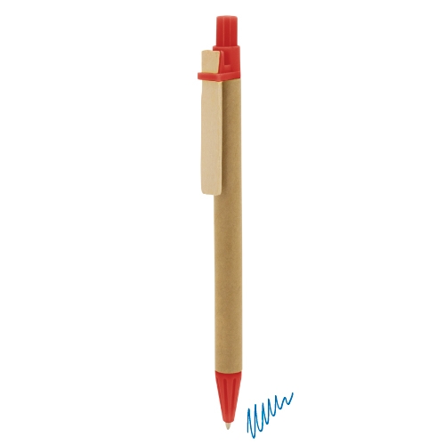 A-238-RO-500x500-1.jpg BOLIGRAFO CARTÓN RECICLADO "PINO" ROJO