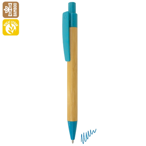 A-239-AZ-500x500-1.jpg BOLIGRAFO DE BAMBU Y FIBRA DE TRIGO "TERRY" AZUL