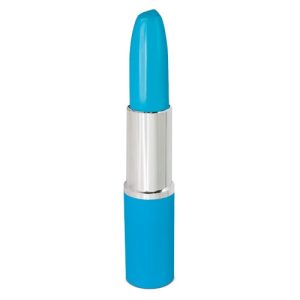 BOLIGRAFO FORMA PINTALABIOS "RUBY" AZUL