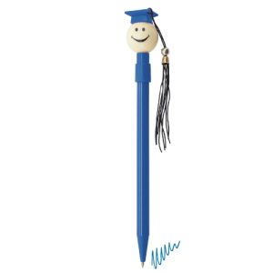 BOLIGRAFO GRADUADO "BIRRETE" AZUL